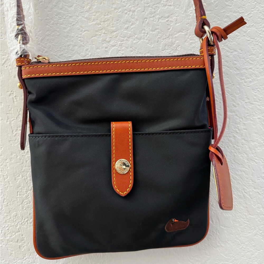 Dooney & Bourke Black Nylon Crossbody Bag